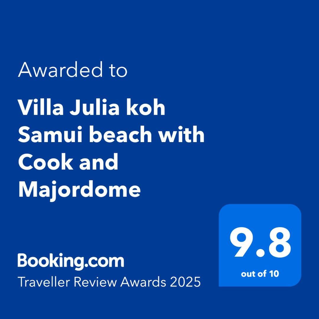 Villa Julia Koh Samui Beach With Cook And Majordome Lamai Beach  ภายนอก รูปภาพ